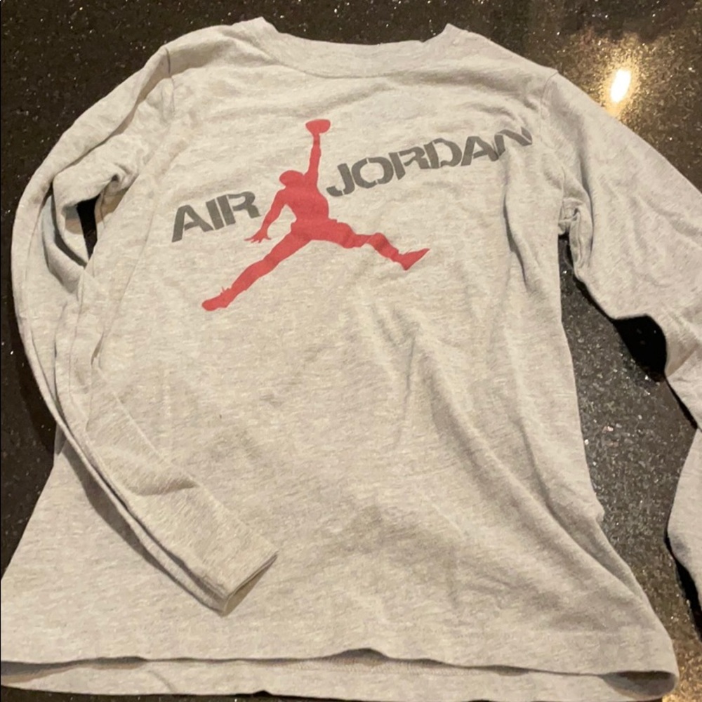 Air Jordan long sleeve cotton shirt